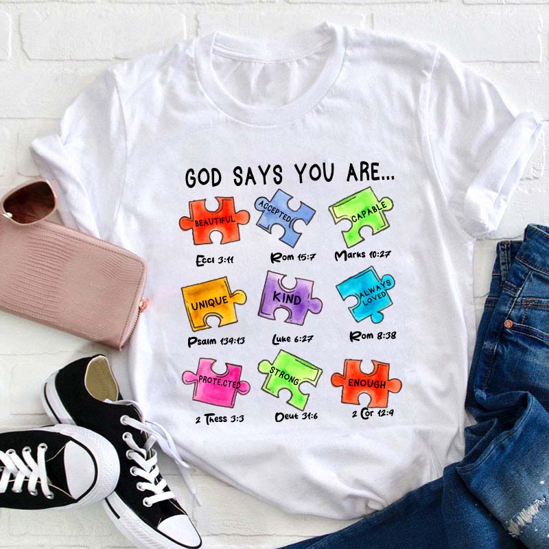 God Says You Are Teacher T-Shirt