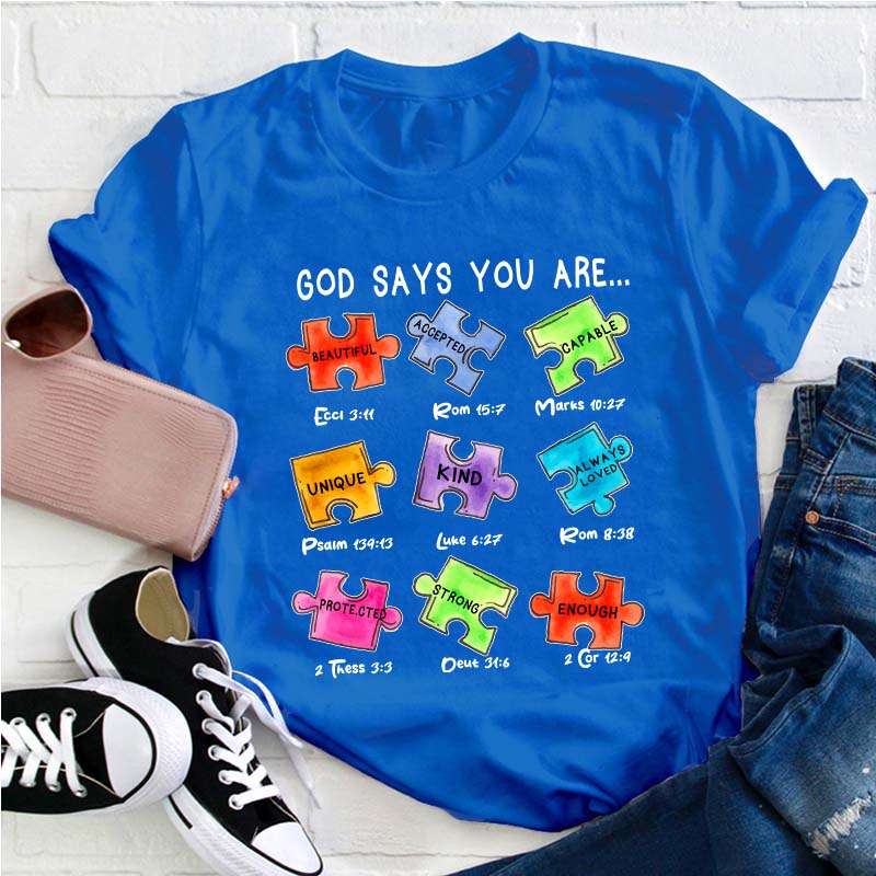 God Says You Are Teacher T-Shirt