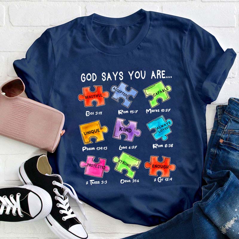 God Says You Are Teacher T-Shirt