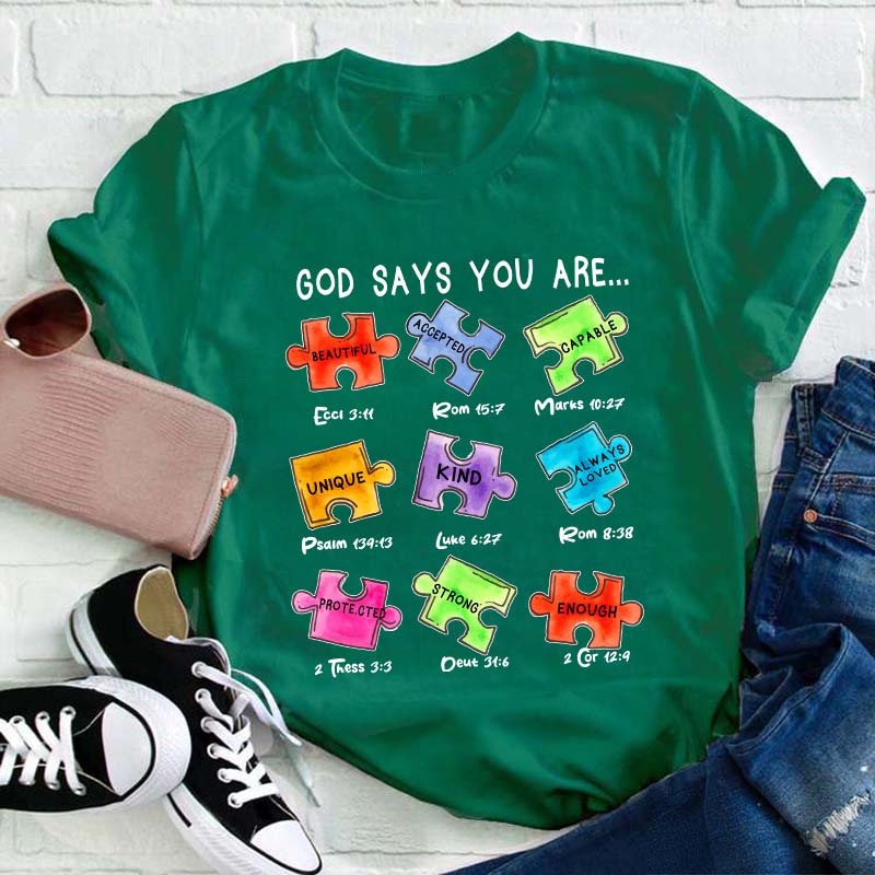 God Says You Are Teacher T-Shirt