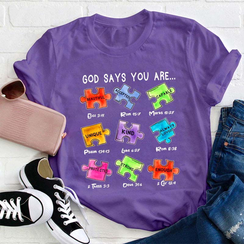 God Says You Are Teacher T-Shirt