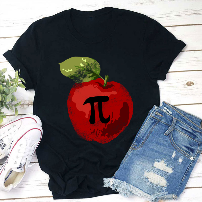 Graphic Teacher T-shirts With Math Subject - Teachergive.com