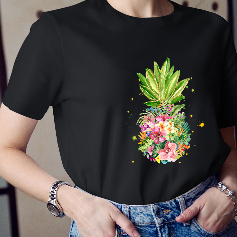 Pineapple Are Blooming Teacher T-Shirt