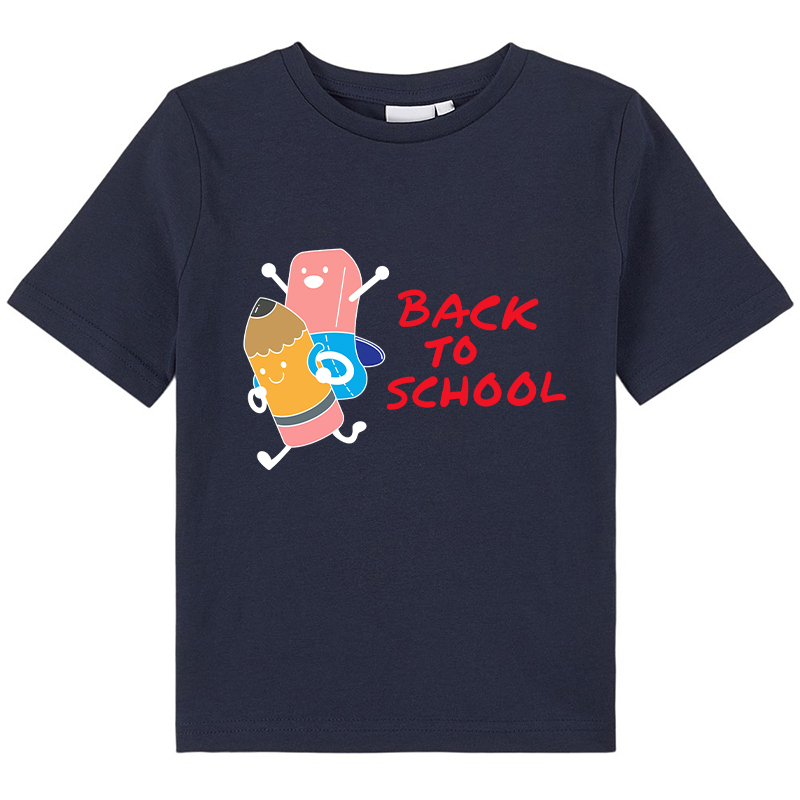 Back To School Pencil Eraser Teacher Kids T-Shirt