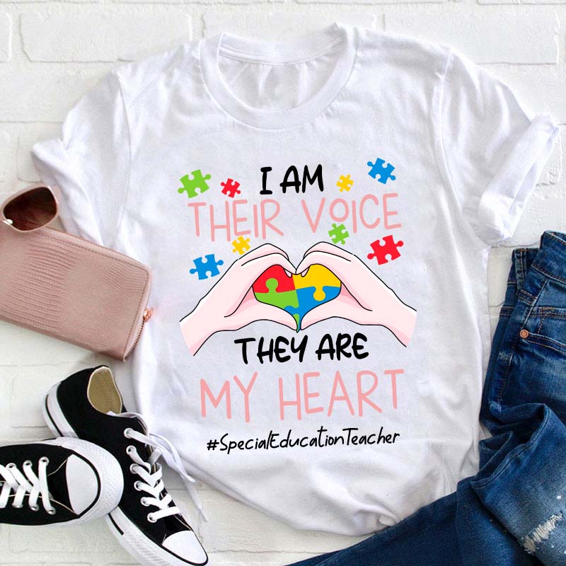 I Am Their Voice Teacher T-Shirt