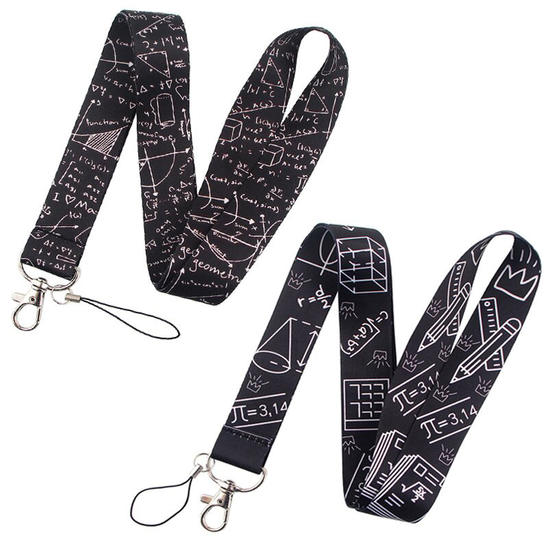 Math Physics World Teacher Lanyard
