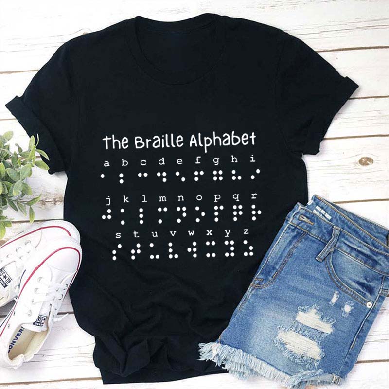 The Braille Alphabet Teacher T-Shirt