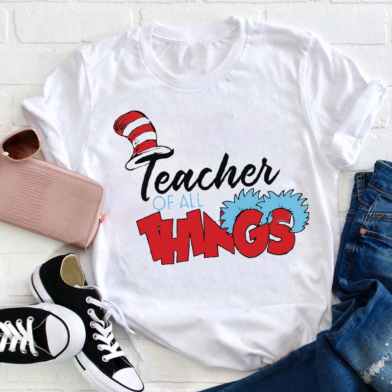 Personalized Position Of All Things Teacher T-Shirt