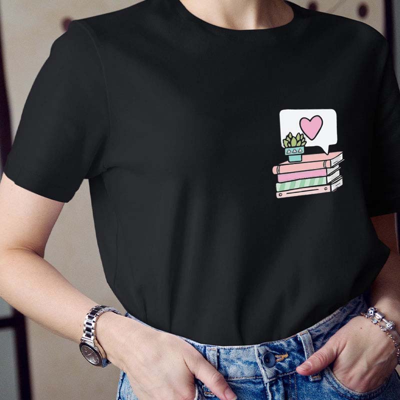 Love Reading Books Teacher T-Shirt