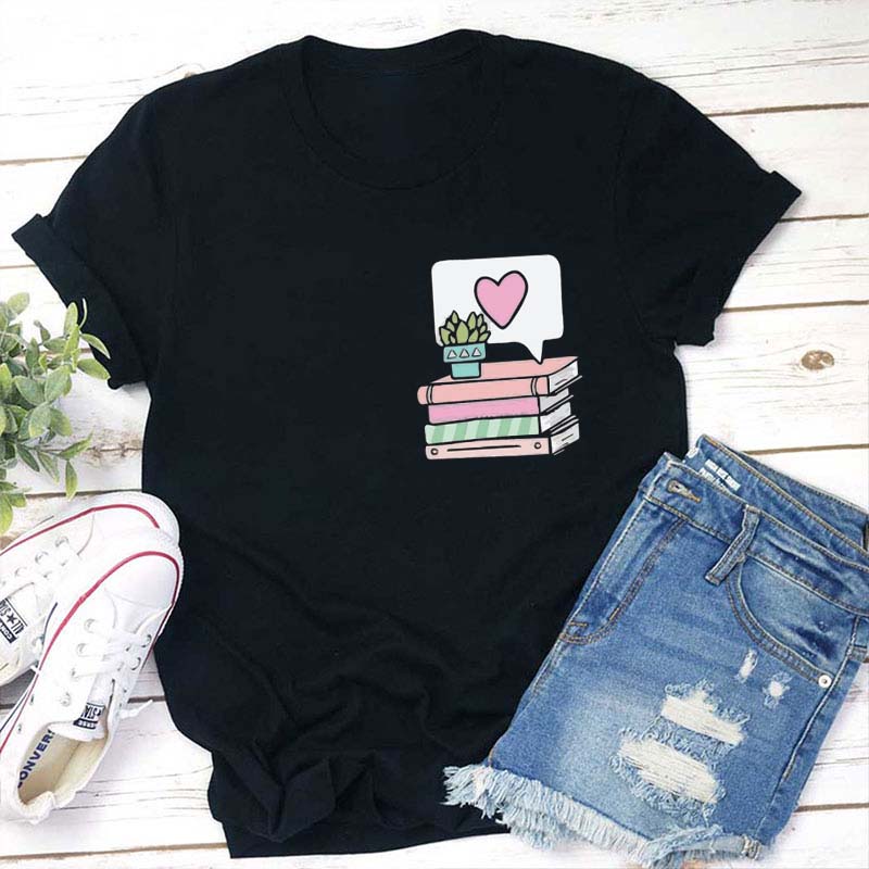 Love Reading Books Teacher T-Shirt