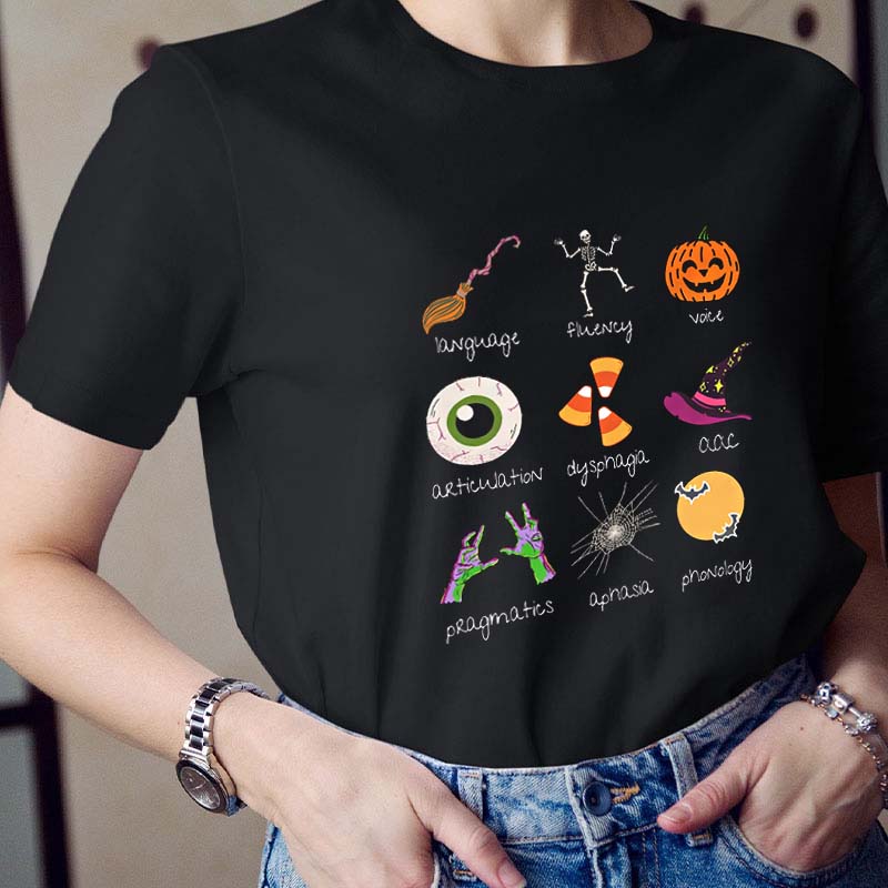 Halloween Element Teacher T-Shirt