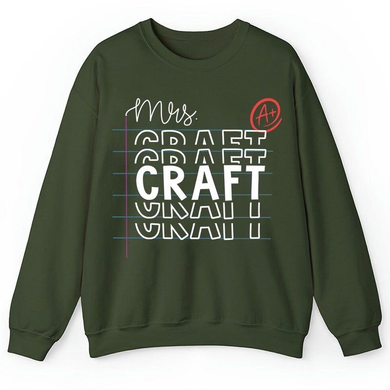 Personalized Teacher Name Teacher Sweatshirt