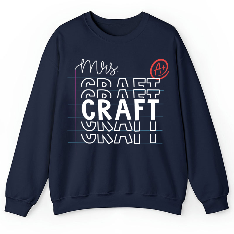 Personalized Teacher Name Teacher Sweatshirt