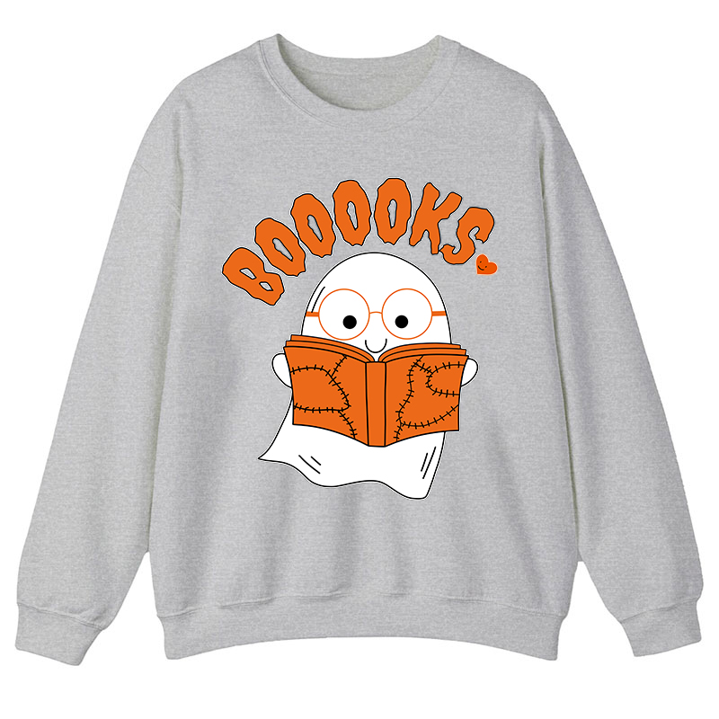 Booooks Cartoon Teacher Sweatshirt