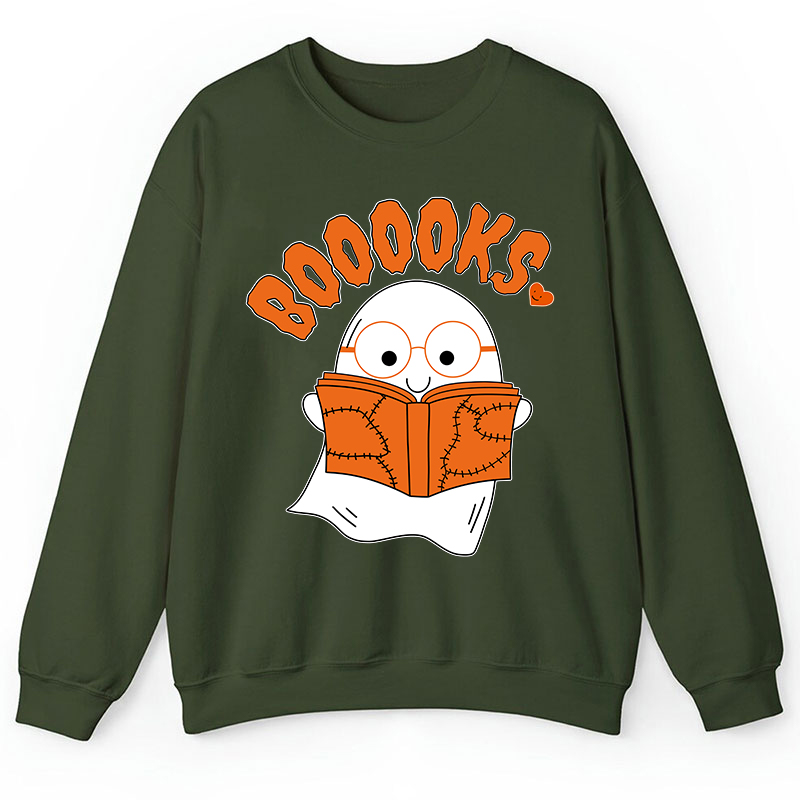 Booooks Cartoon Teacher Sweatshirt