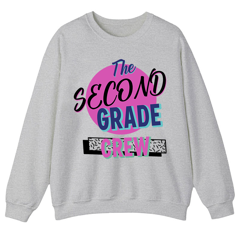 Personalized Grade Crew Teacher Sweatshirt
