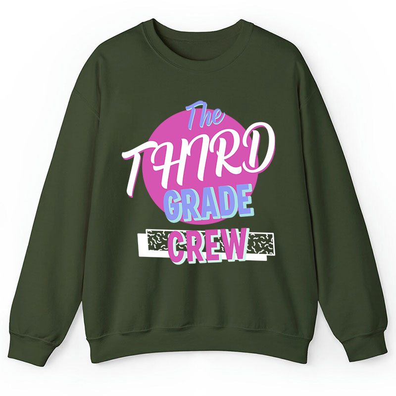 Personalized Grade Crew Teacher Sweatshirt