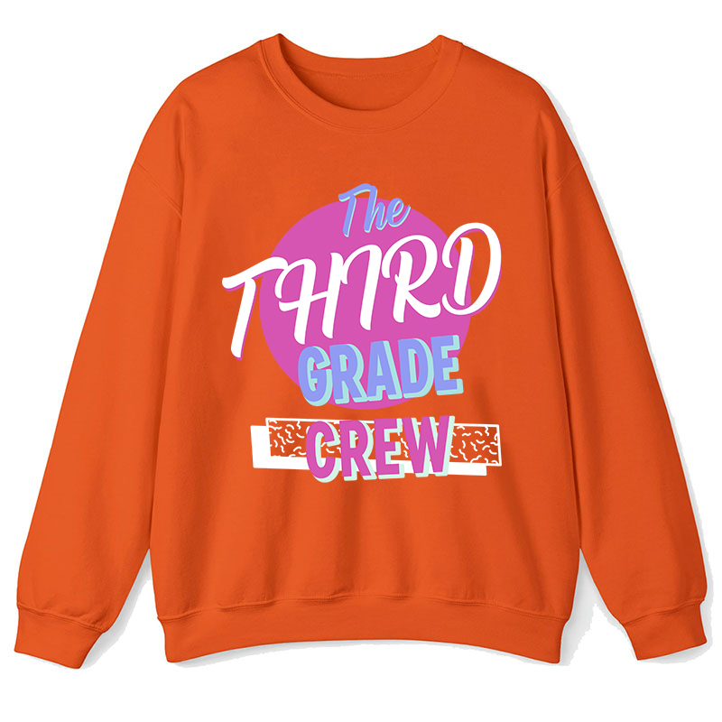 Personalized Grade Crew Teacher Sweatshirt