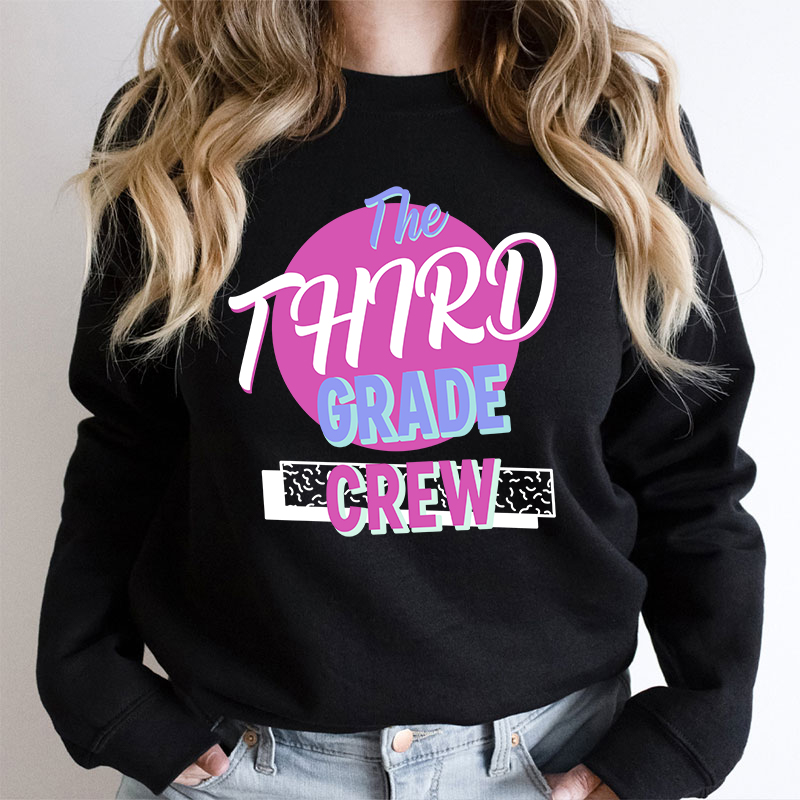 Personalized Grade Crew Teacher Sweatshirt