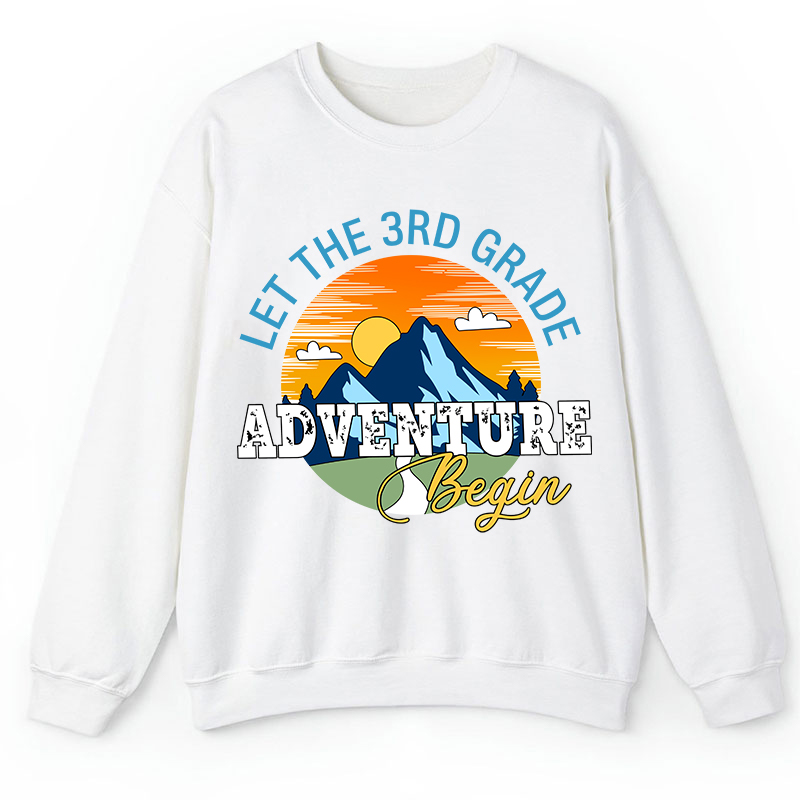 Personalized Let The Adventure Begin Teacher Sweatshirt