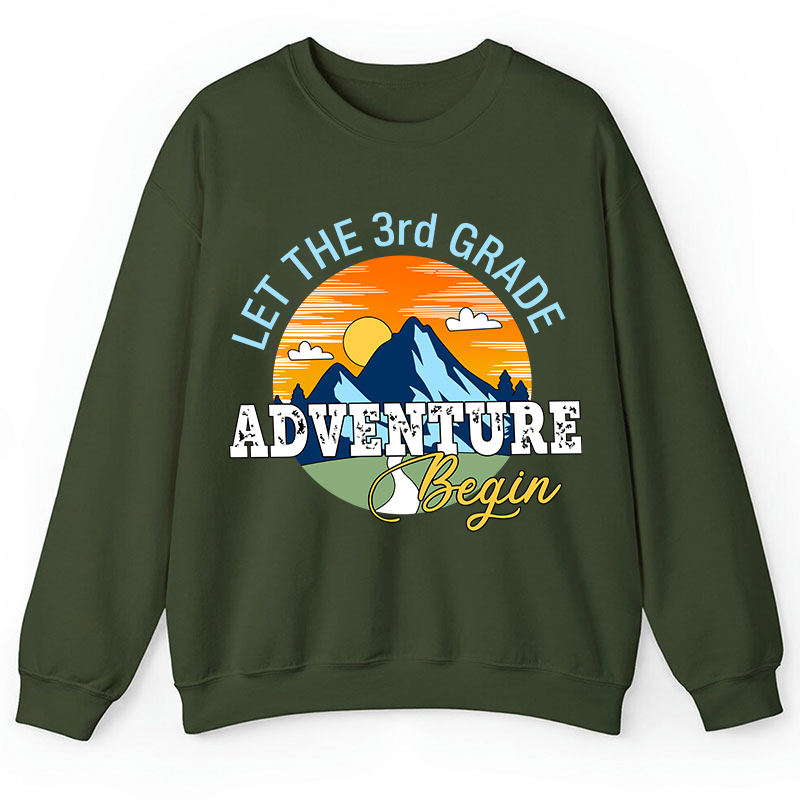 Personalized Let The Adventure Begin Teacher Sweatshirt