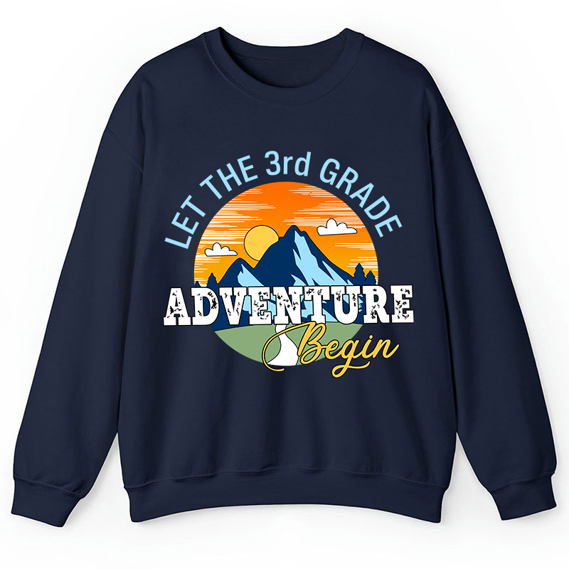 Personalized Let The Adventure Begin Teacher Sweatshirt