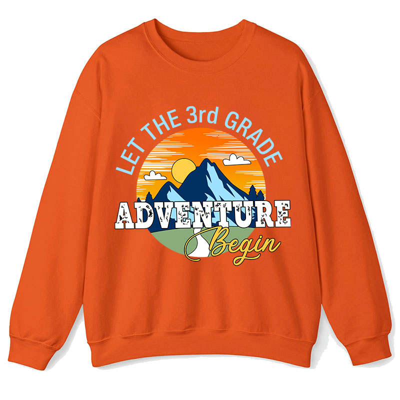Personalized Let The Adventure Begin Teacher Sweatshirt