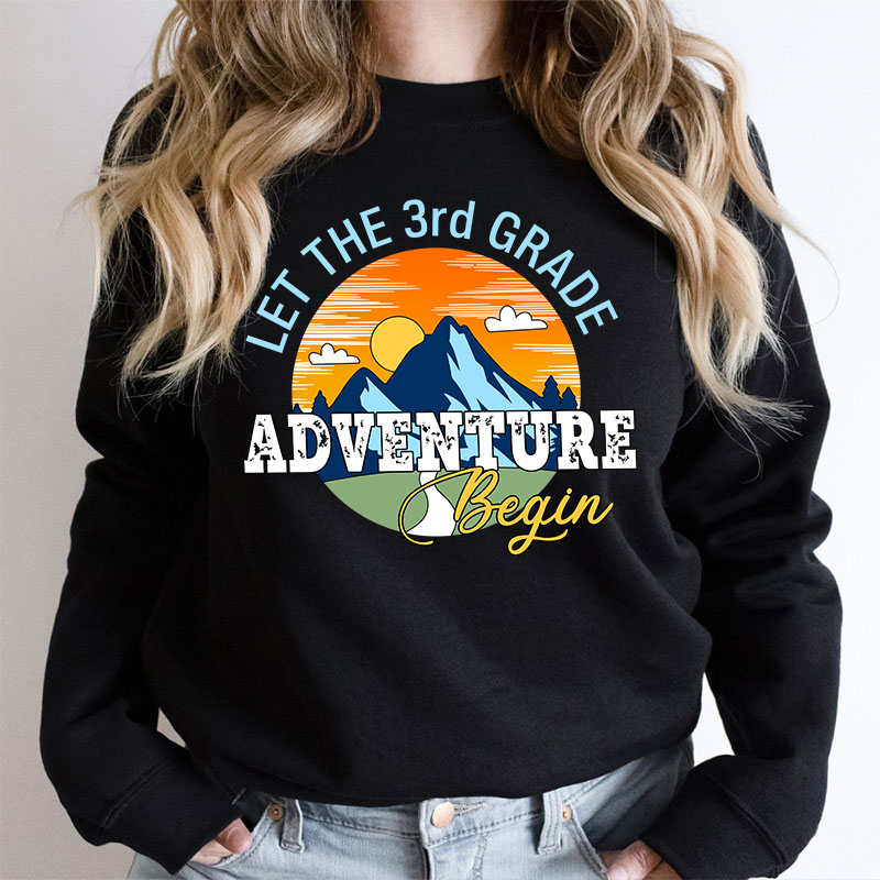 Personalized Let The Adventure Begin Teacher Sweatshirt