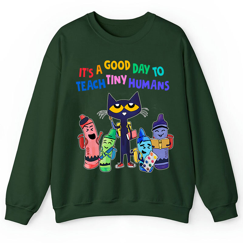 It's A Good Day To Teach Tiny Humans Teacher Sweatshirt