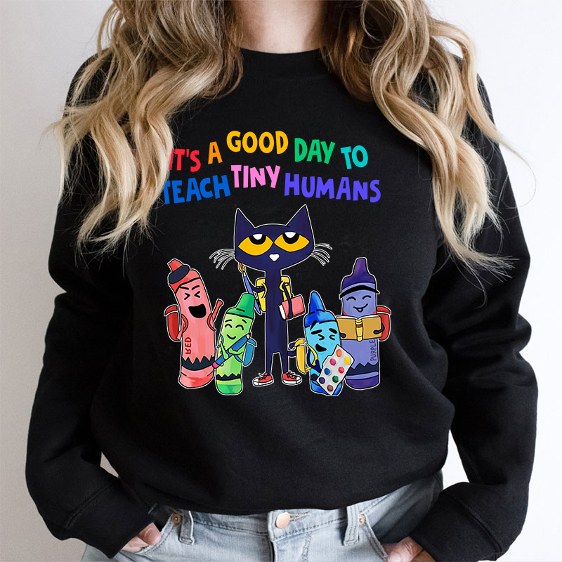 It's A Good Day To Teach Tiny Humans Teacher Sweatshirt