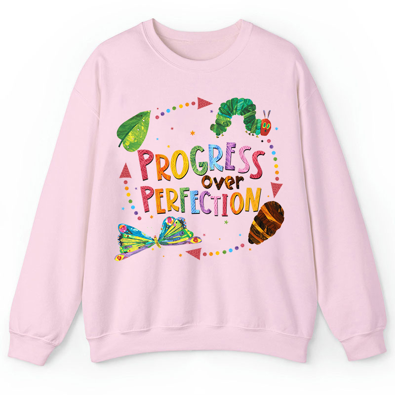 Progress Over Perfection Teacher Sweatshirt