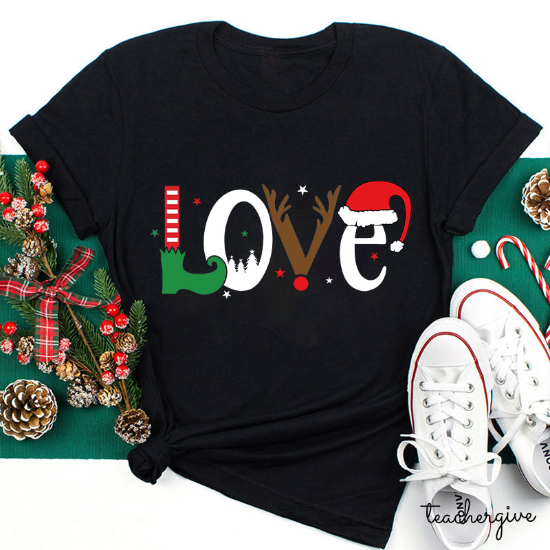 I Love Christmas Teacher T-Shirt