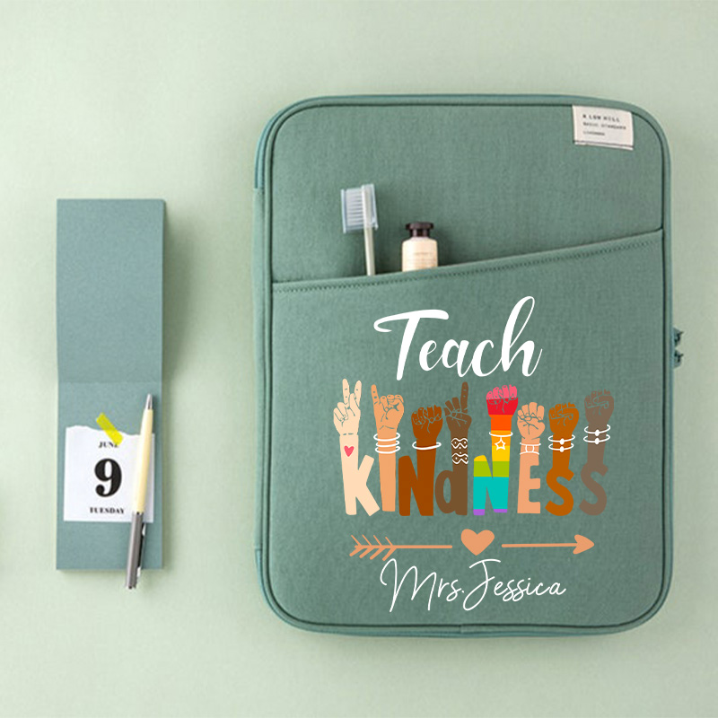 Personalised apple teacher Pencil Pouch – Precious Personalised Gifts Ltd