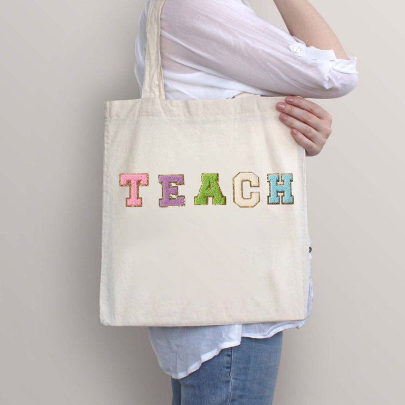 Colorful Teach Tote Bag
