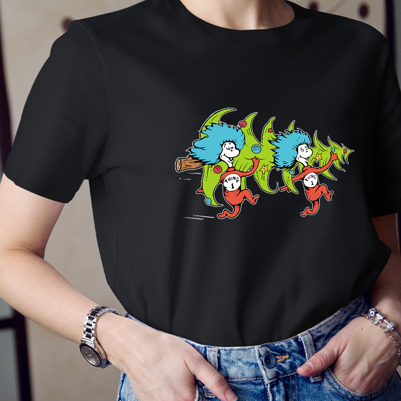 We Need A Christmas Tree Thing 1 Teacher T-Shirt