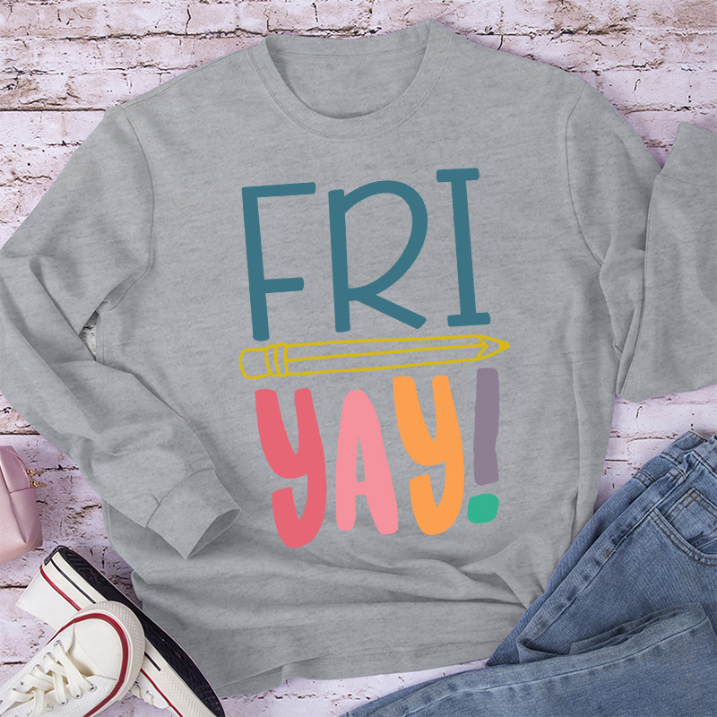 Happy Teacher Life Long Sleeve T-Shirt