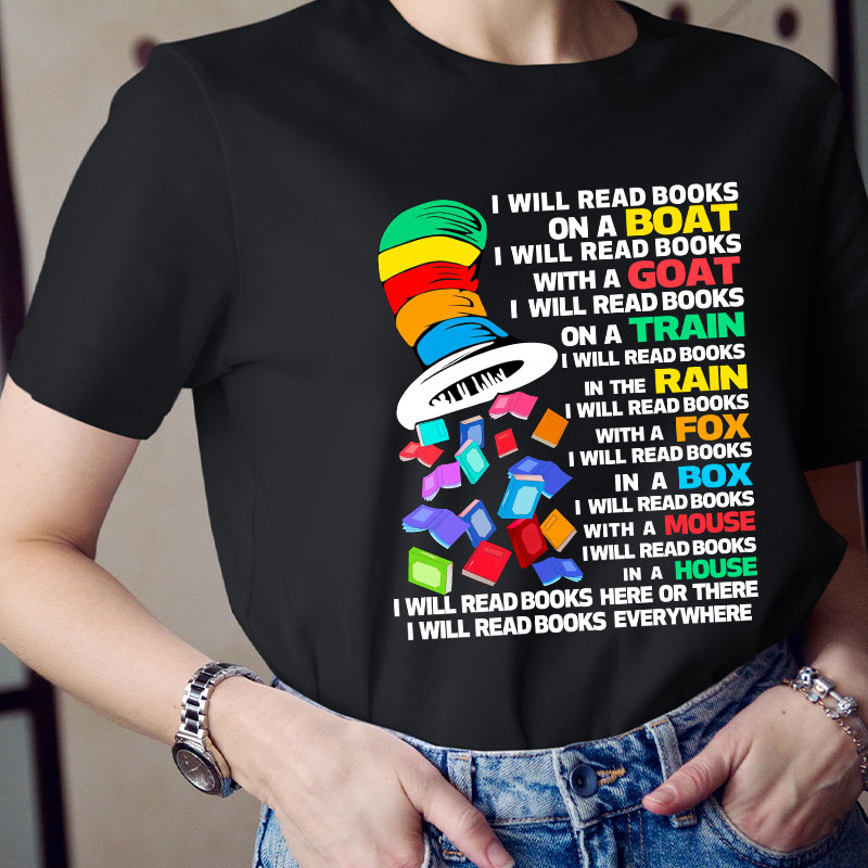 Books Are My Favorite And I'll Read Books Teacher T-Shirt