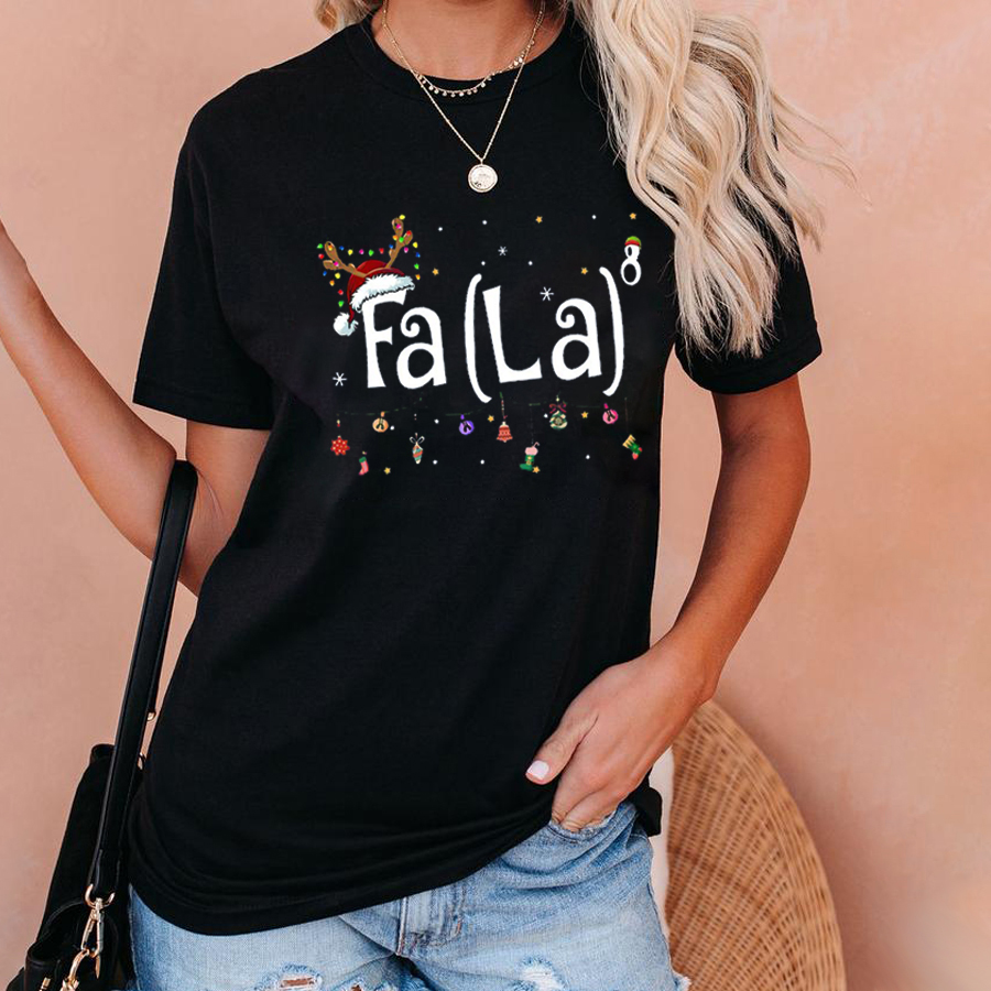 Fa La Christmas Lights T-Shirt