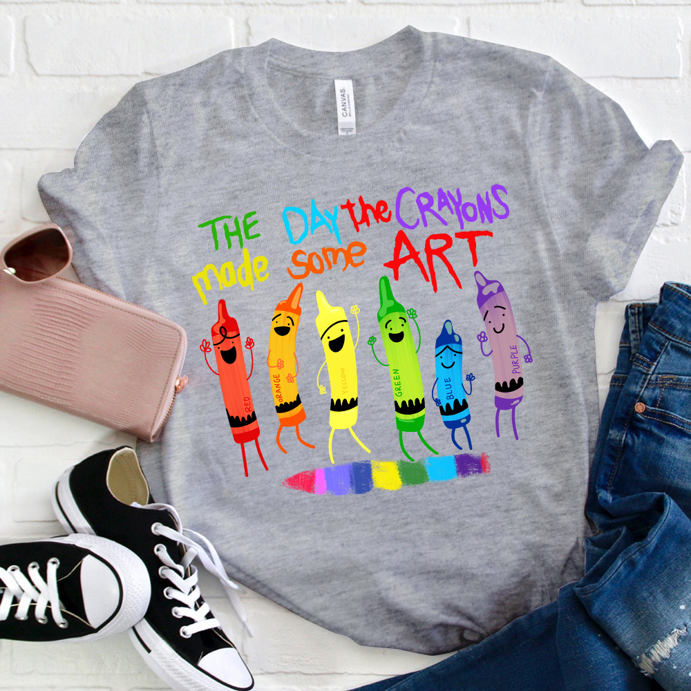 The Day The Crayons Made Some Art T-Shirt
