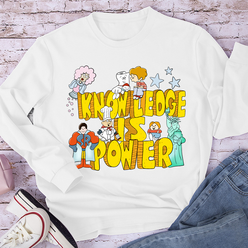 Knowledge Is Power Long Sleeve T-Shirt