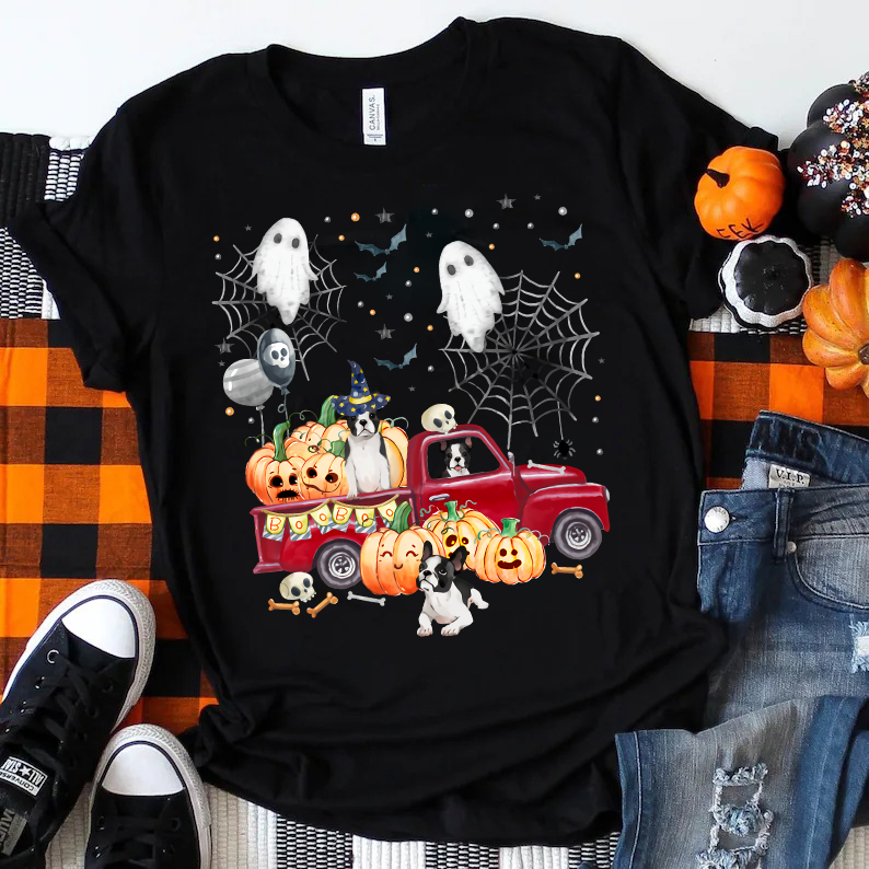 Halloween Pumpkin Car T-Shirt