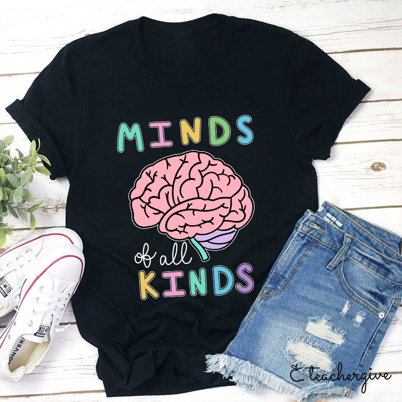 Teachergive | Minds Of All Kinds T-Shirt sale