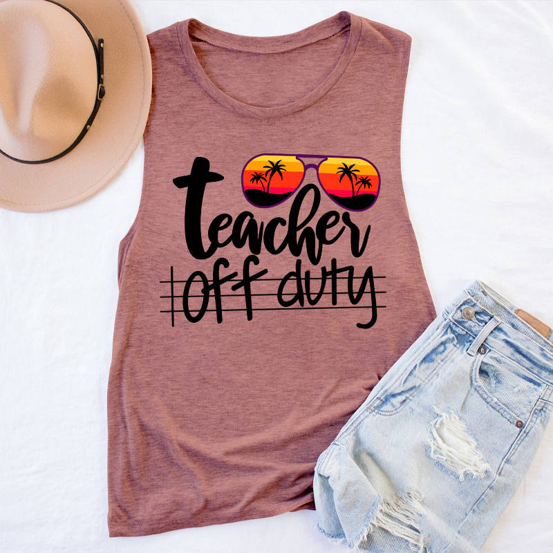 Teacher Off Duty Teacher Tank Top
