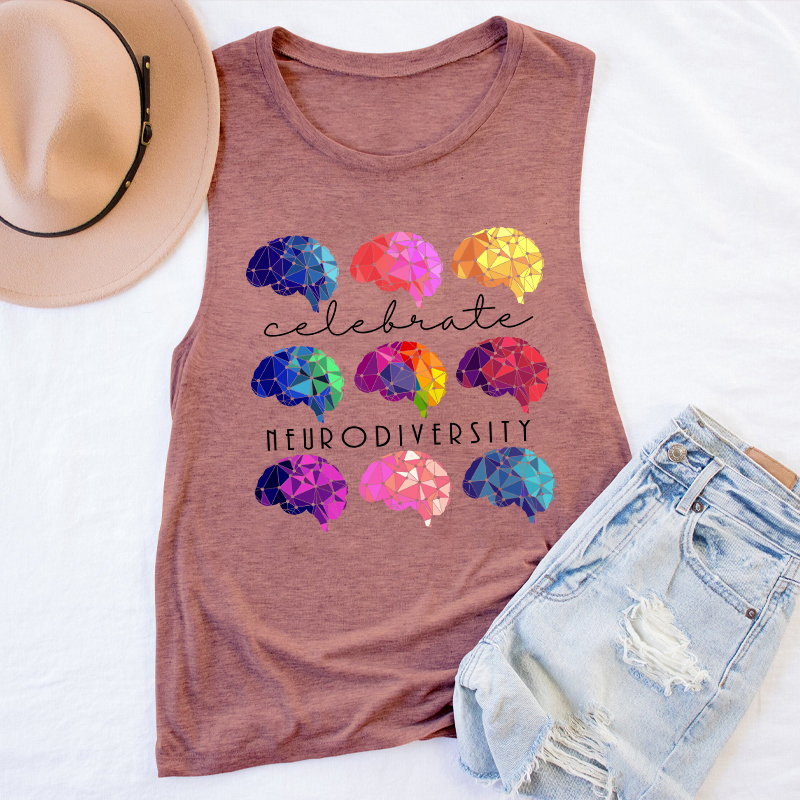 Celebrate Neurodiversity Teacher Tank Top