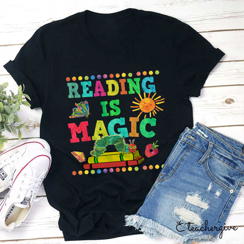 Reading Is Magic Teacher T-Shirt