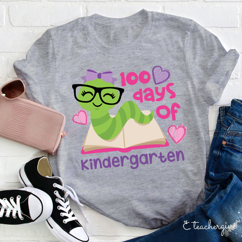 Personlized 100 Days Of Teach Teacher T-Shirt