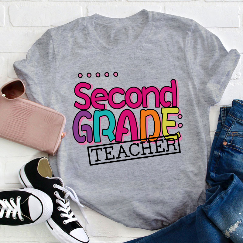 Personalized Grade Teacher T-Shirt
