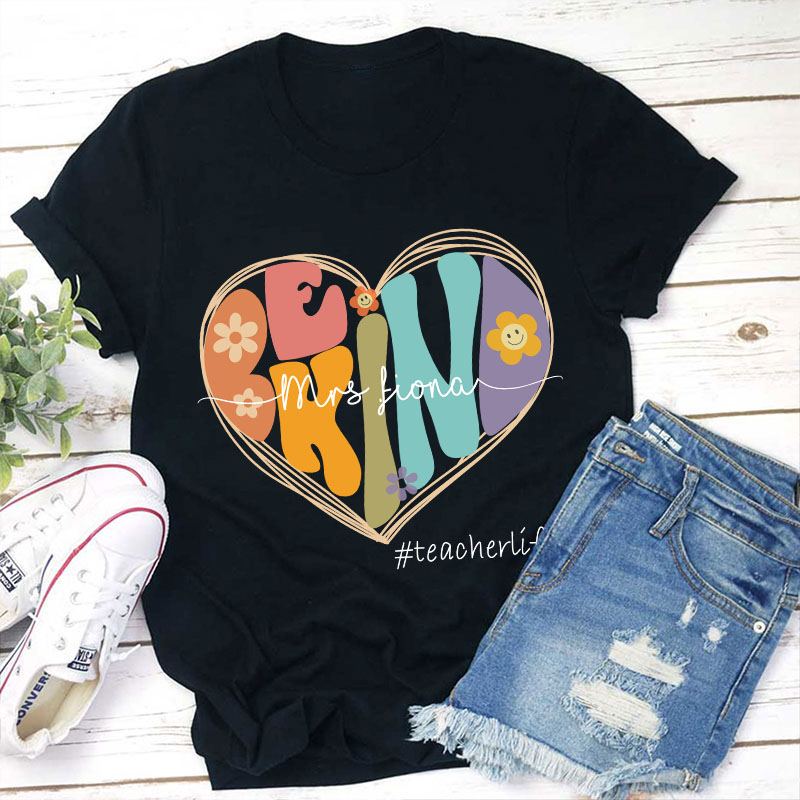 Personalized Be Kind T-Shirt
