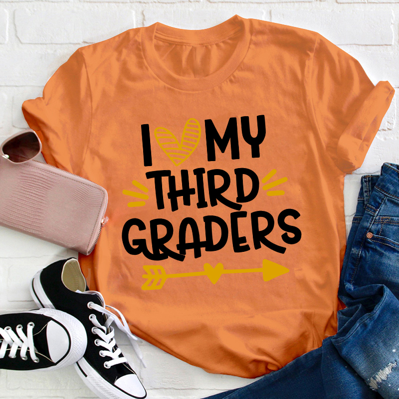 Personalized Grade I Love My Teacher T-Shirt