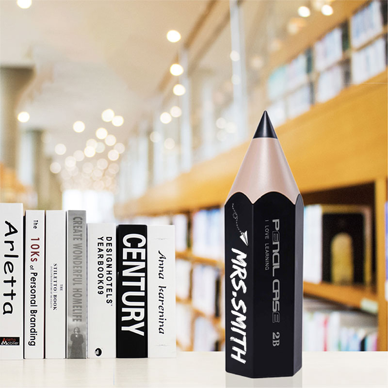 Personalized Name Pencil Shaped Pencil Holder